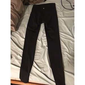 Lululemon Black High Times Mesh Pants - Size 6